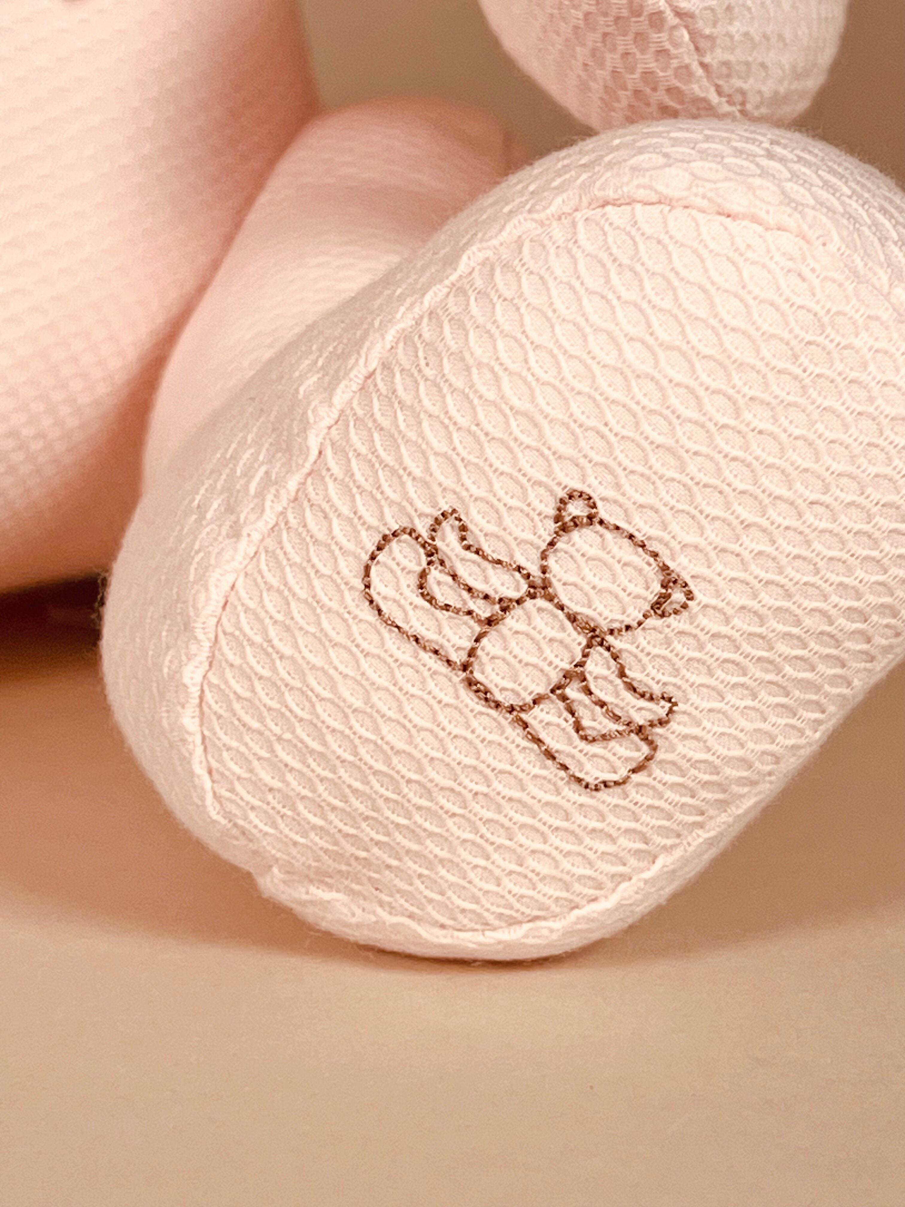 Peluche Ours Piqué Blanc
