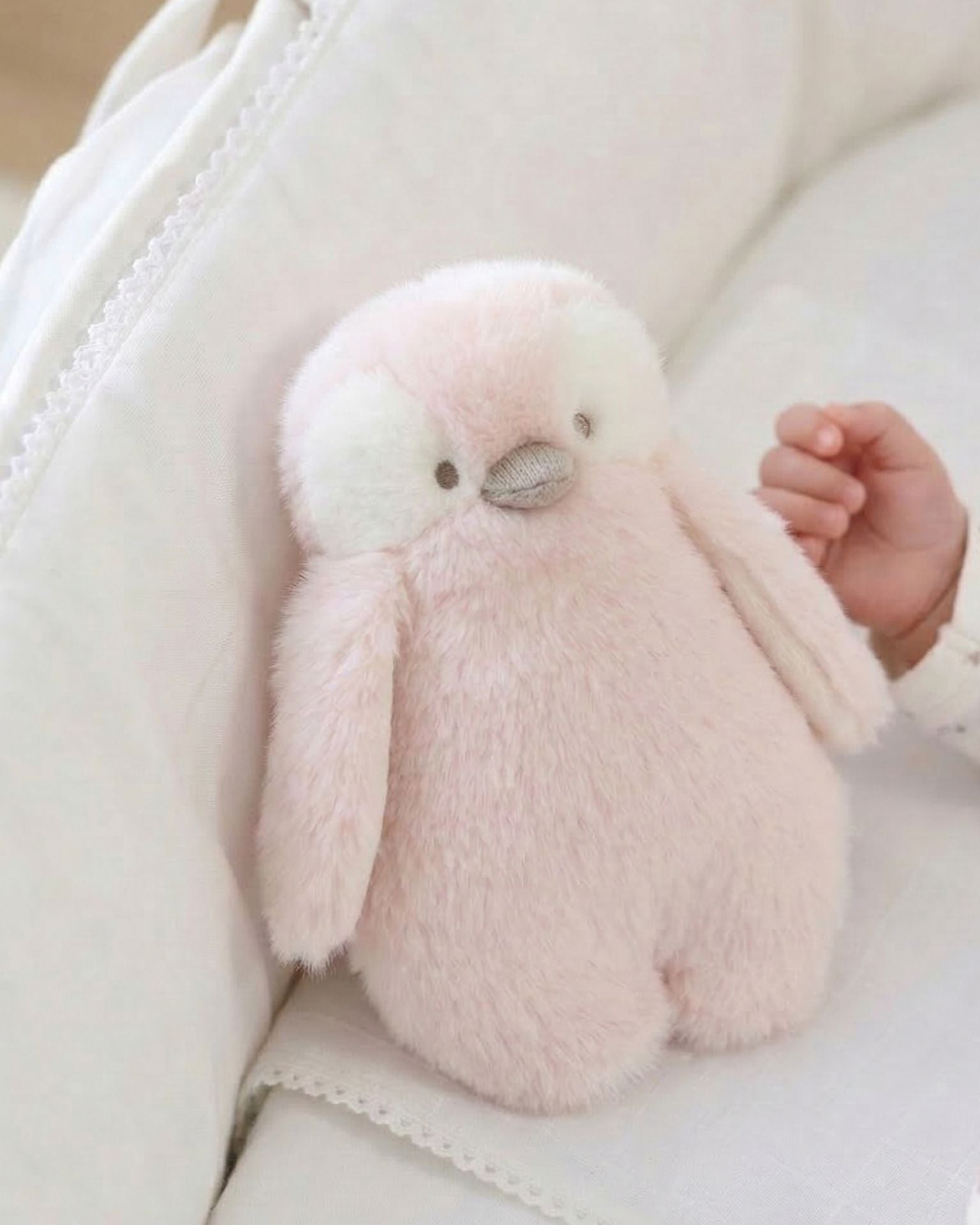 Hochet Victor Le Pingouin Rose