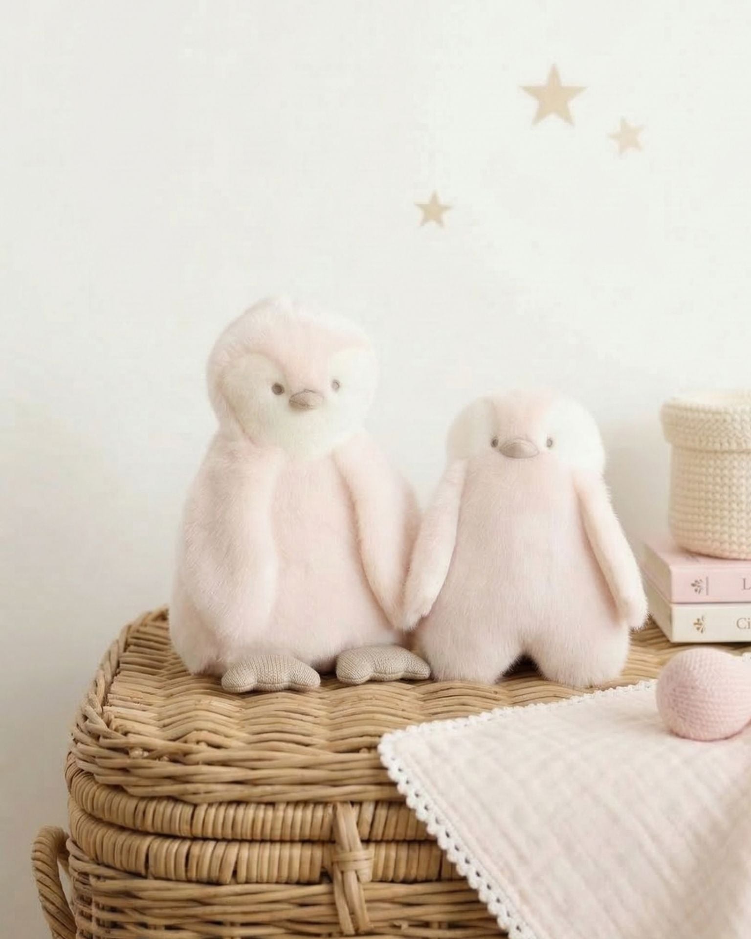 Peluche Victor Le Pingouin Rose