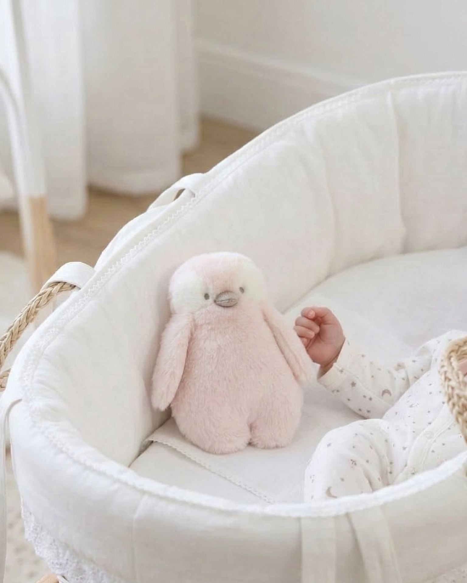 Hochet Victor Le Pingouin Rose