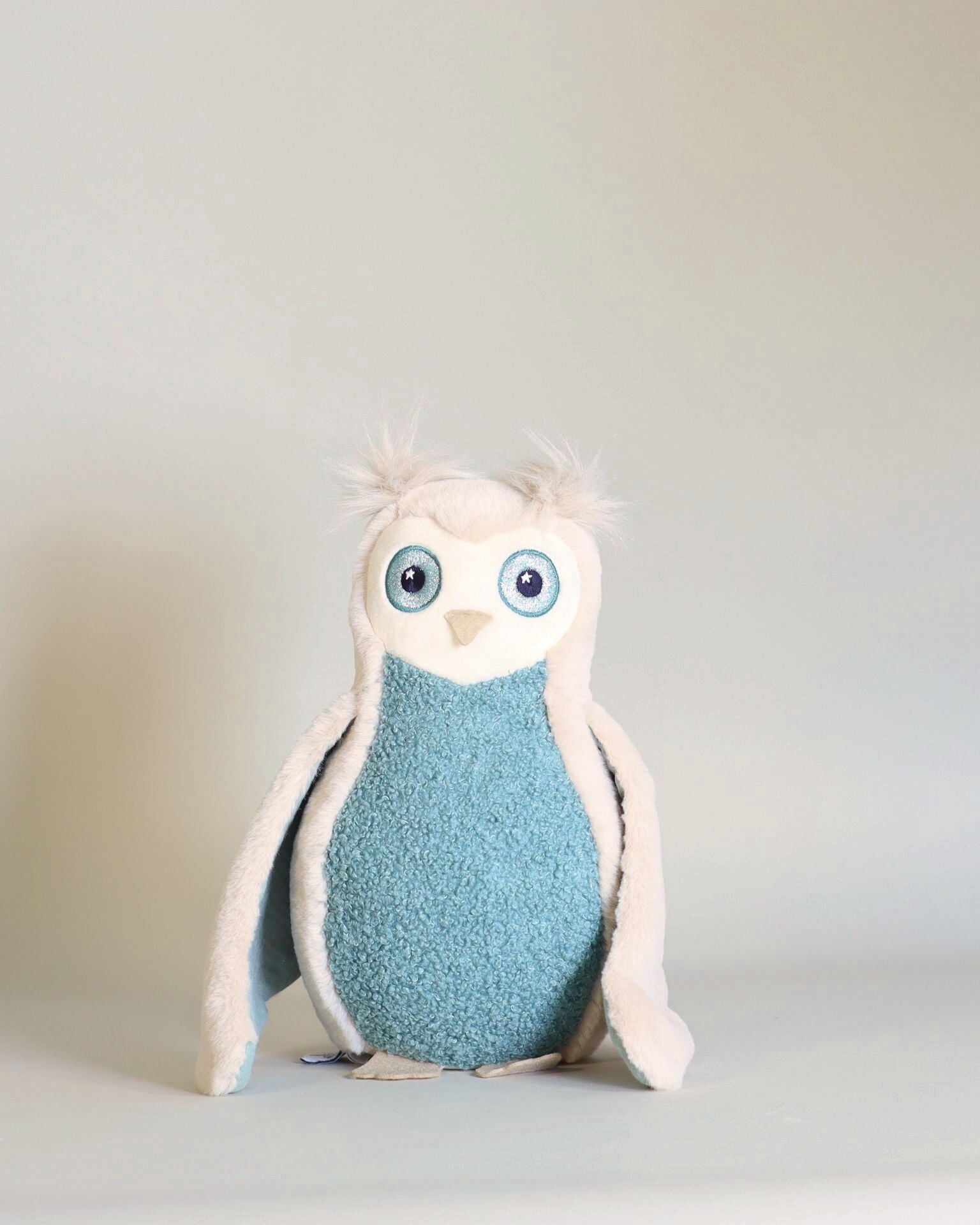 Peluche Ginette La Chouette Beige