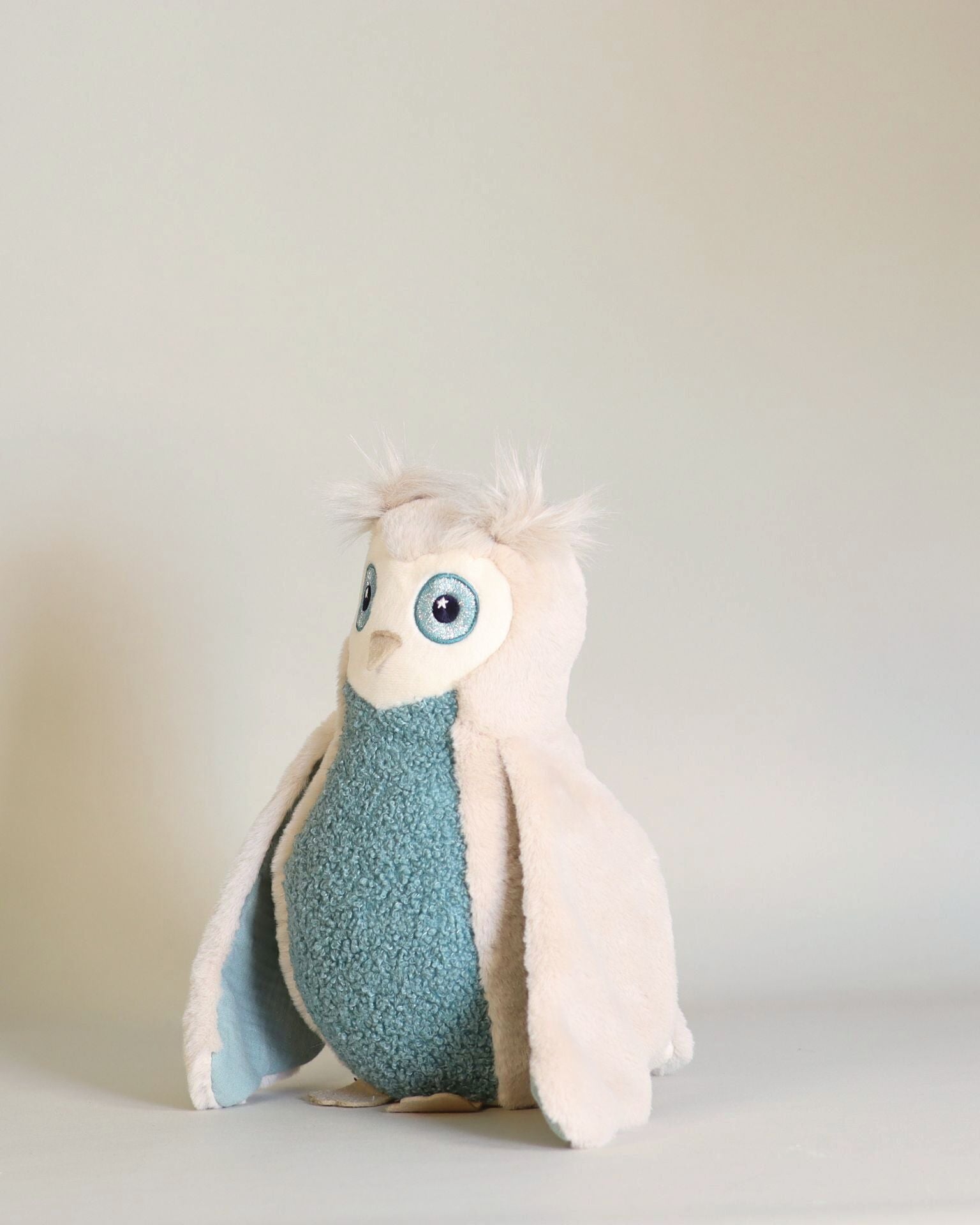 Peluche Ginette La Chouette Beige