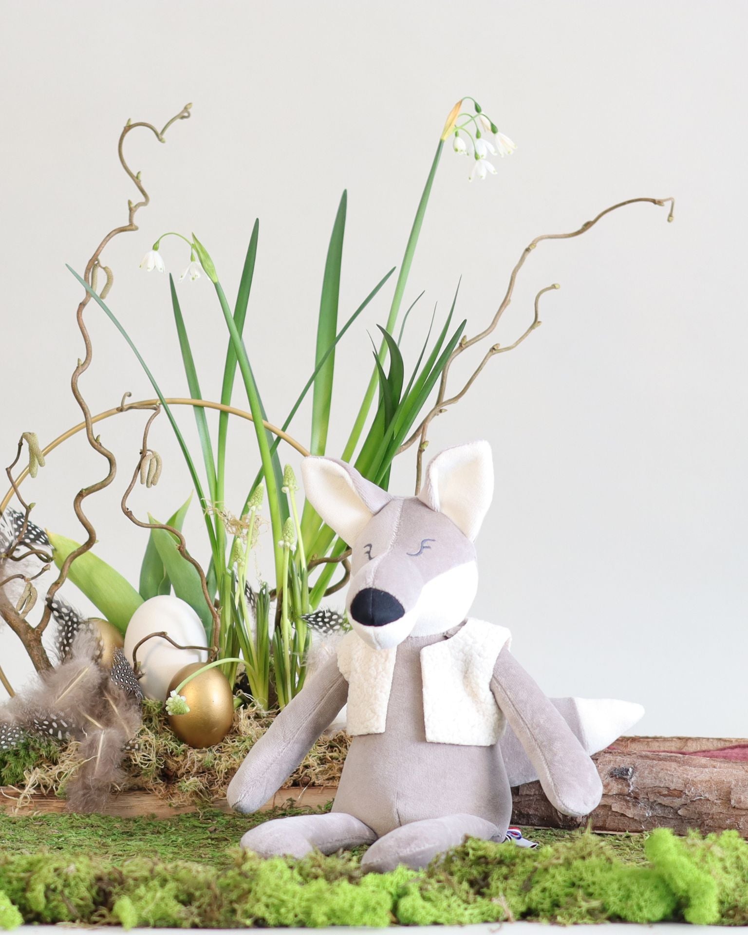 Poupée le loup Henri