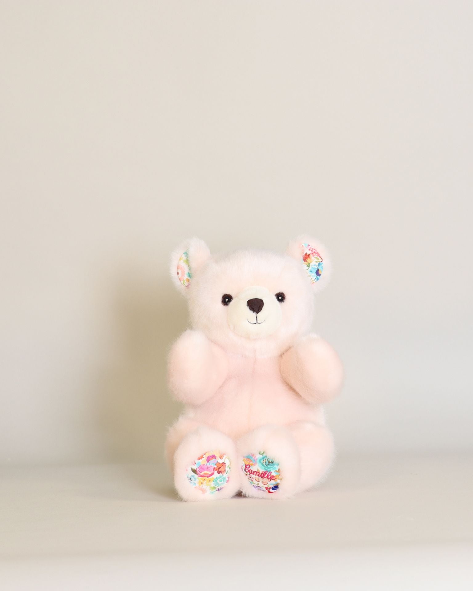 Peluche Petit Ours Robert Rose Liberty