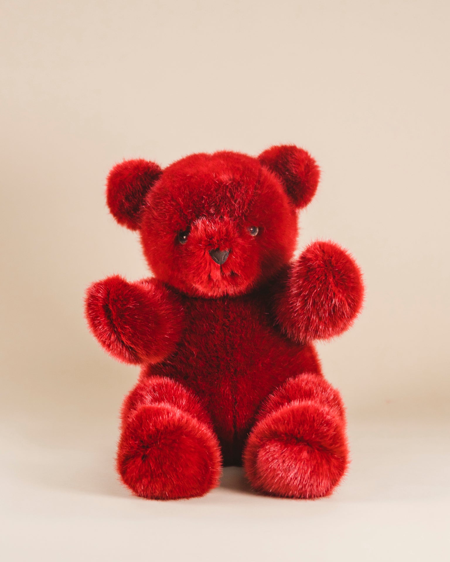 Peluche Ours Robert Rouge