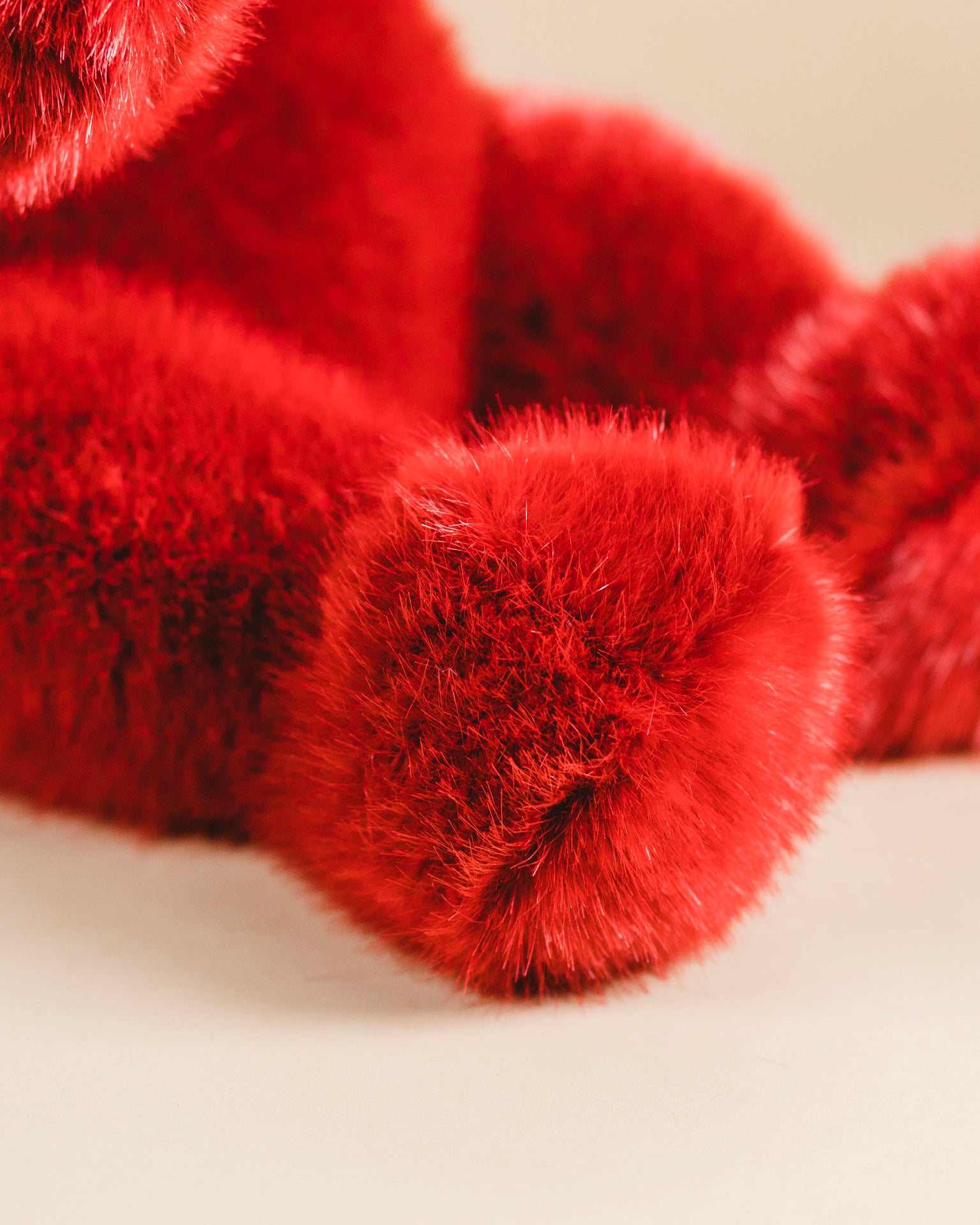 Peluche Ours Robert Rouge