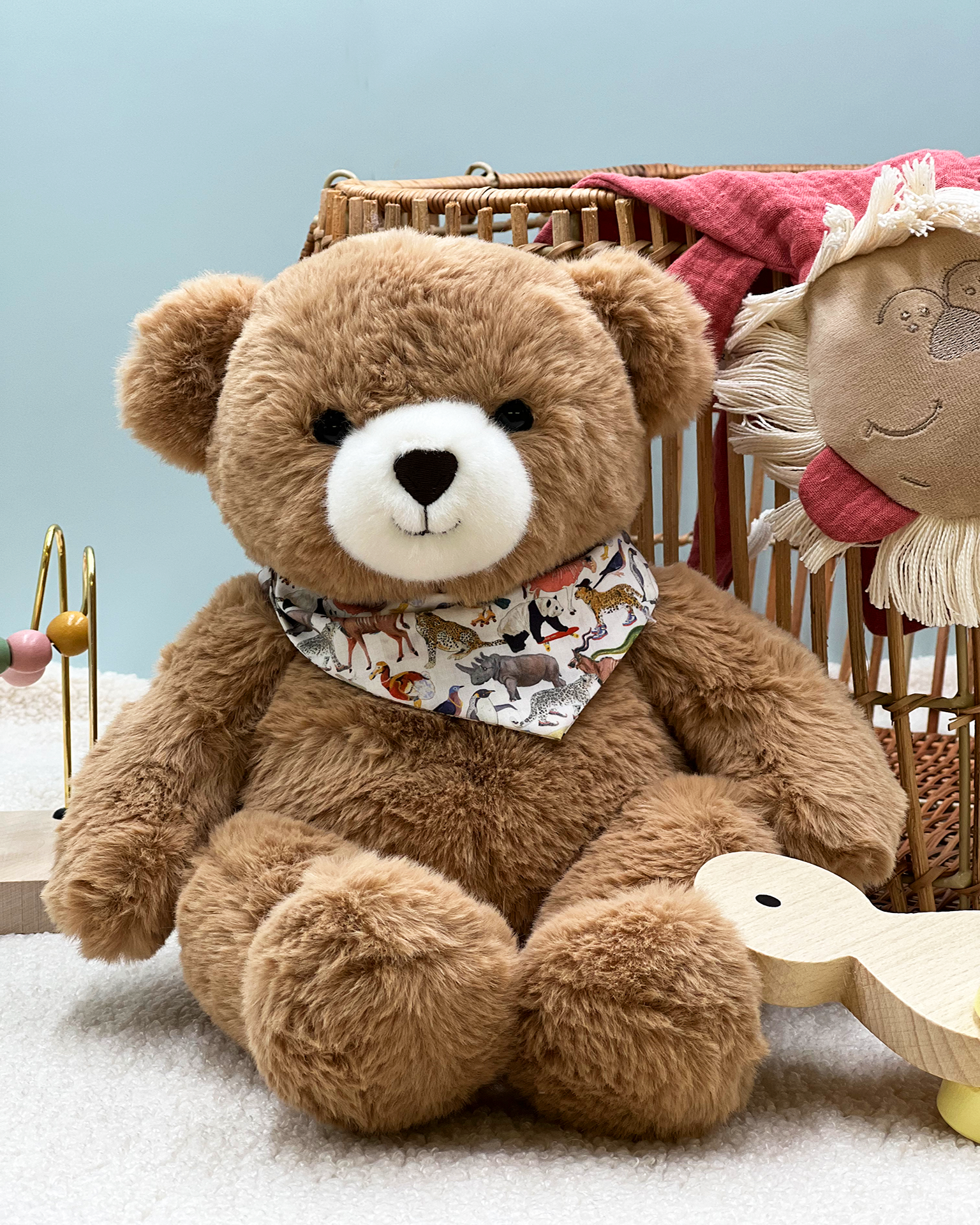 Peluche Ours Maurice Caramel Liberty Animaux
