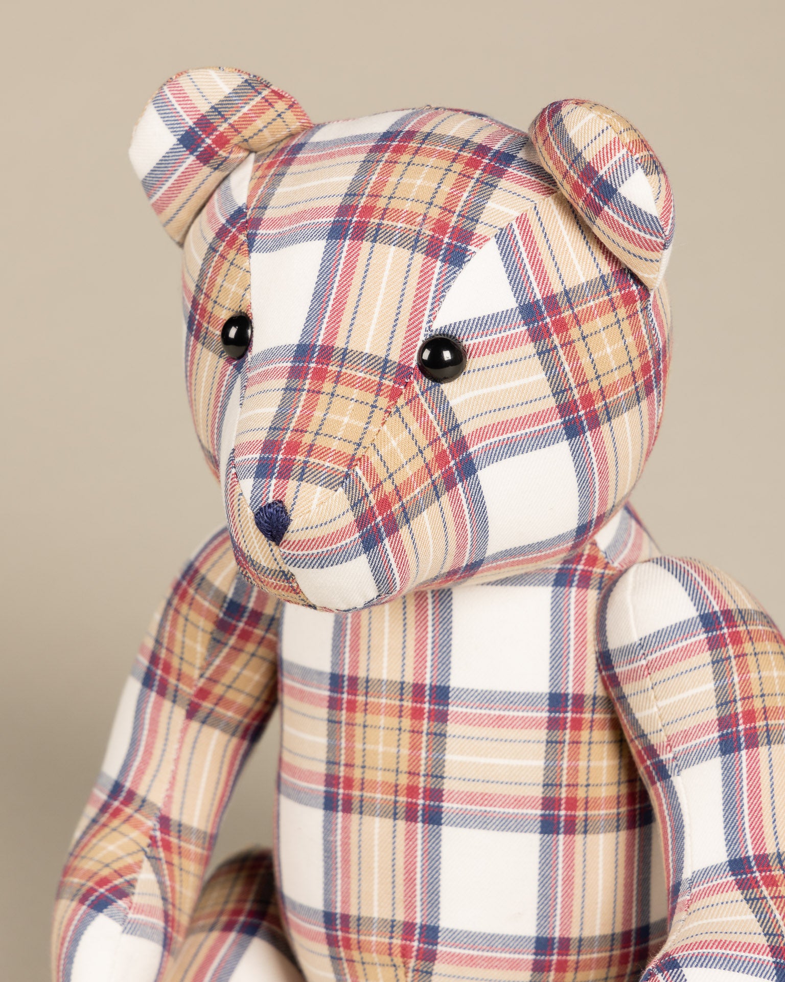 Peluche en tissu Ours Ecossais