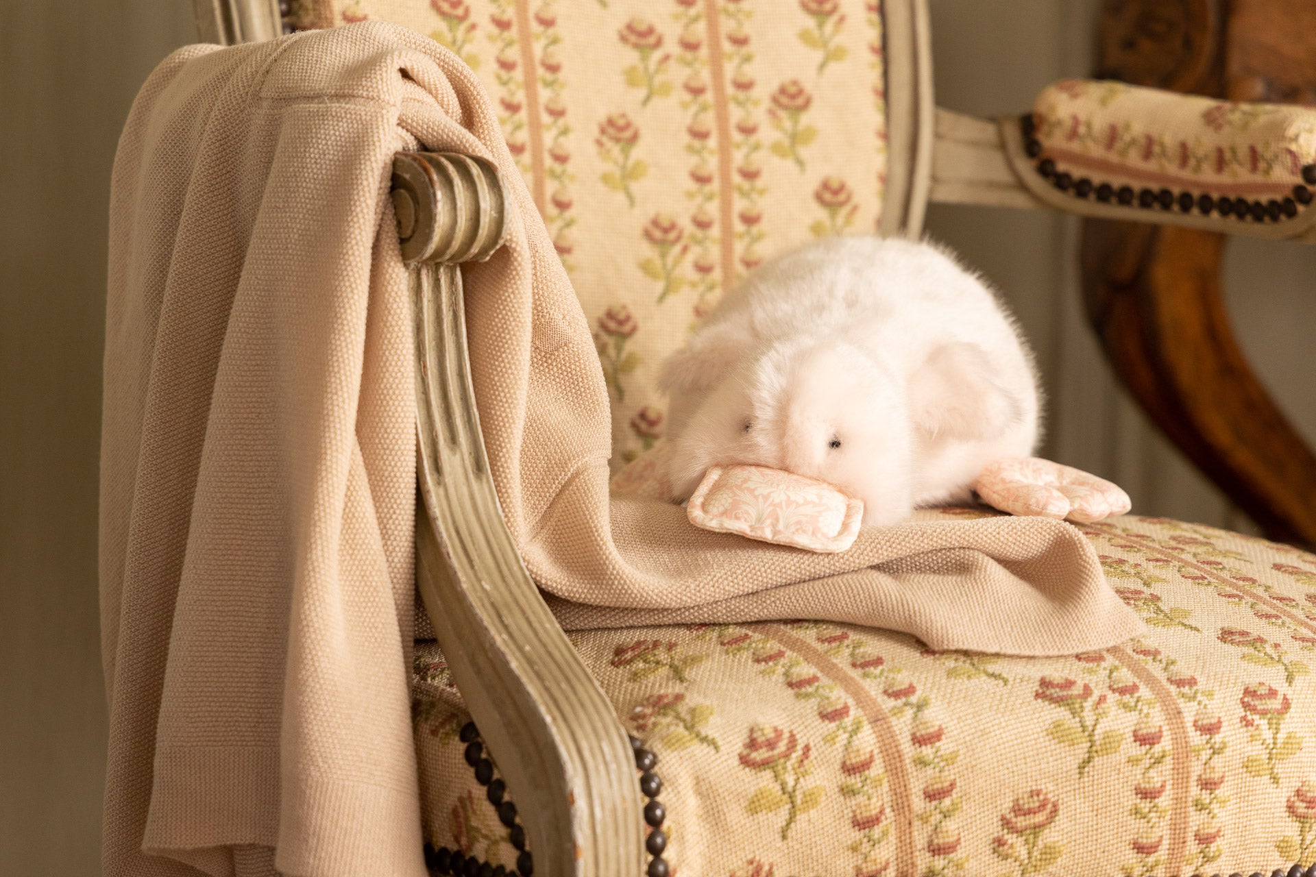 Peluche Le canard Aglaé Rose Liberty
