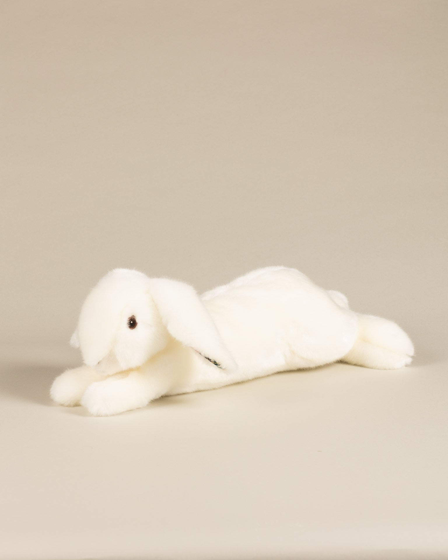 Lapin en Peluche Martin Blanc Ecossais