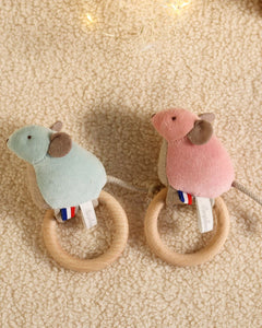 Hochet Souris Vert Céladon