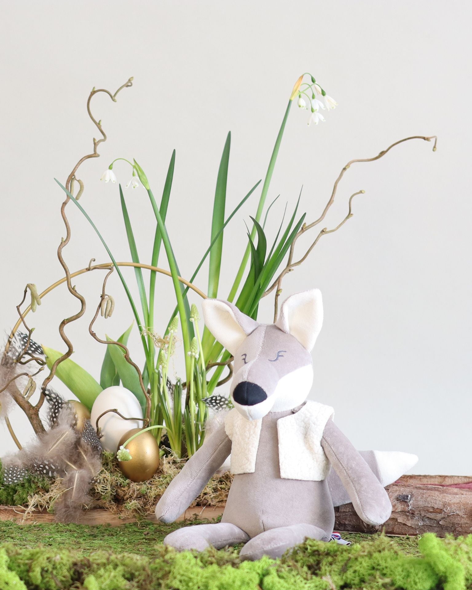 Poupée le loup Henri