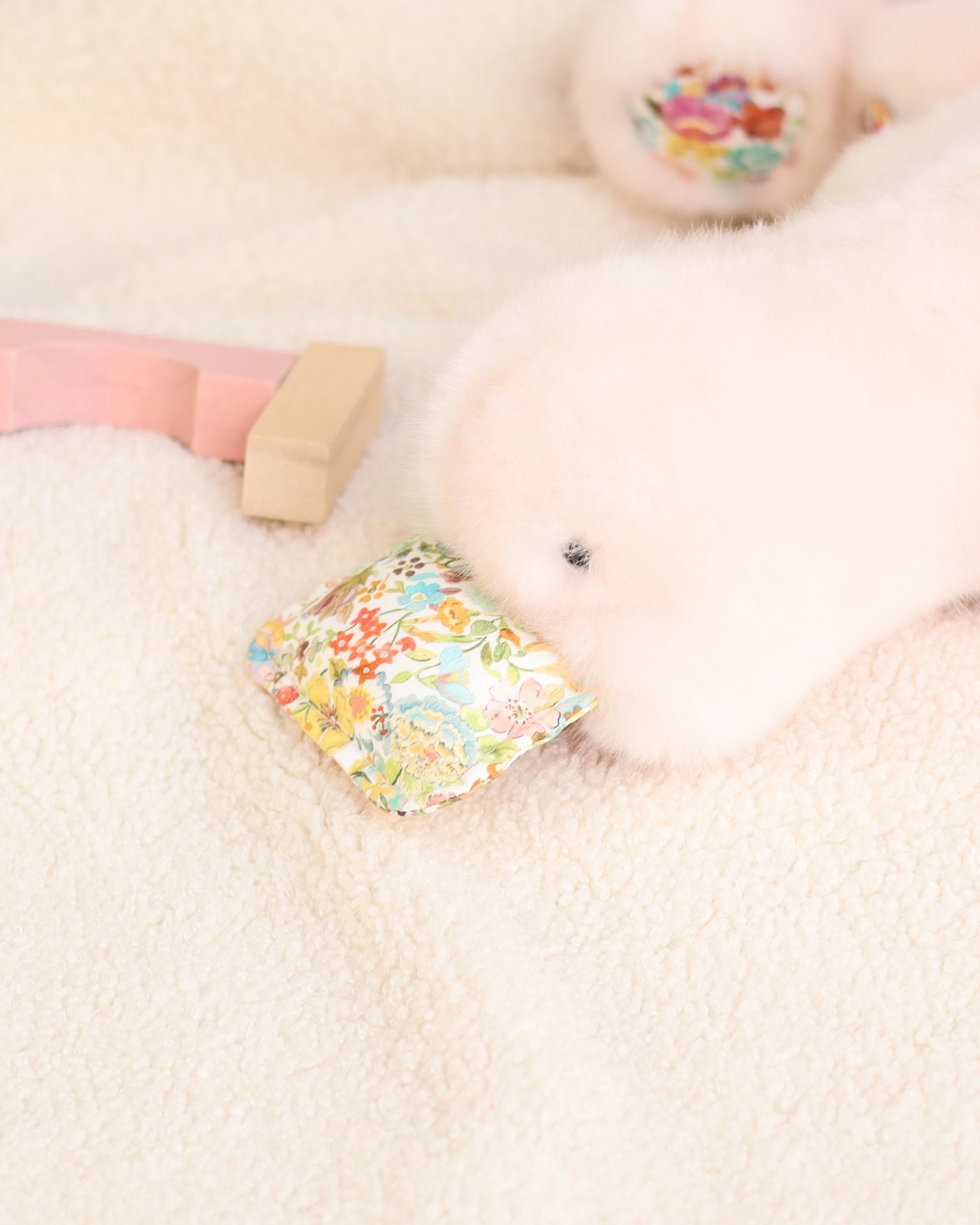 Peluche Le canard Aglaé Rose Liberty