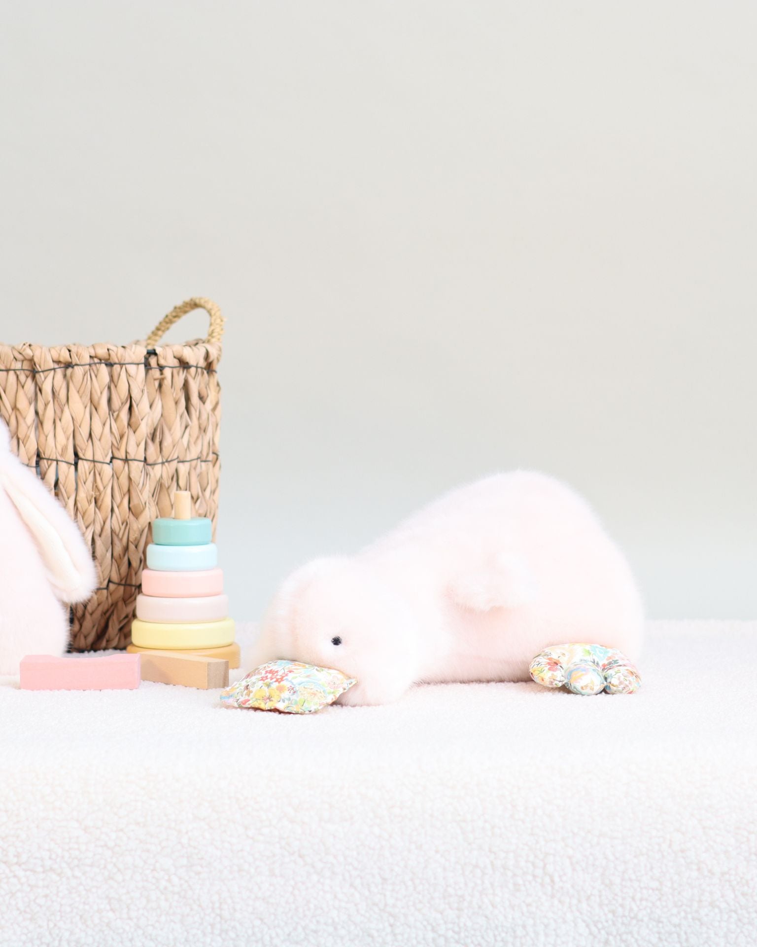 Peluche Le canard Aglaé Rose Liberty