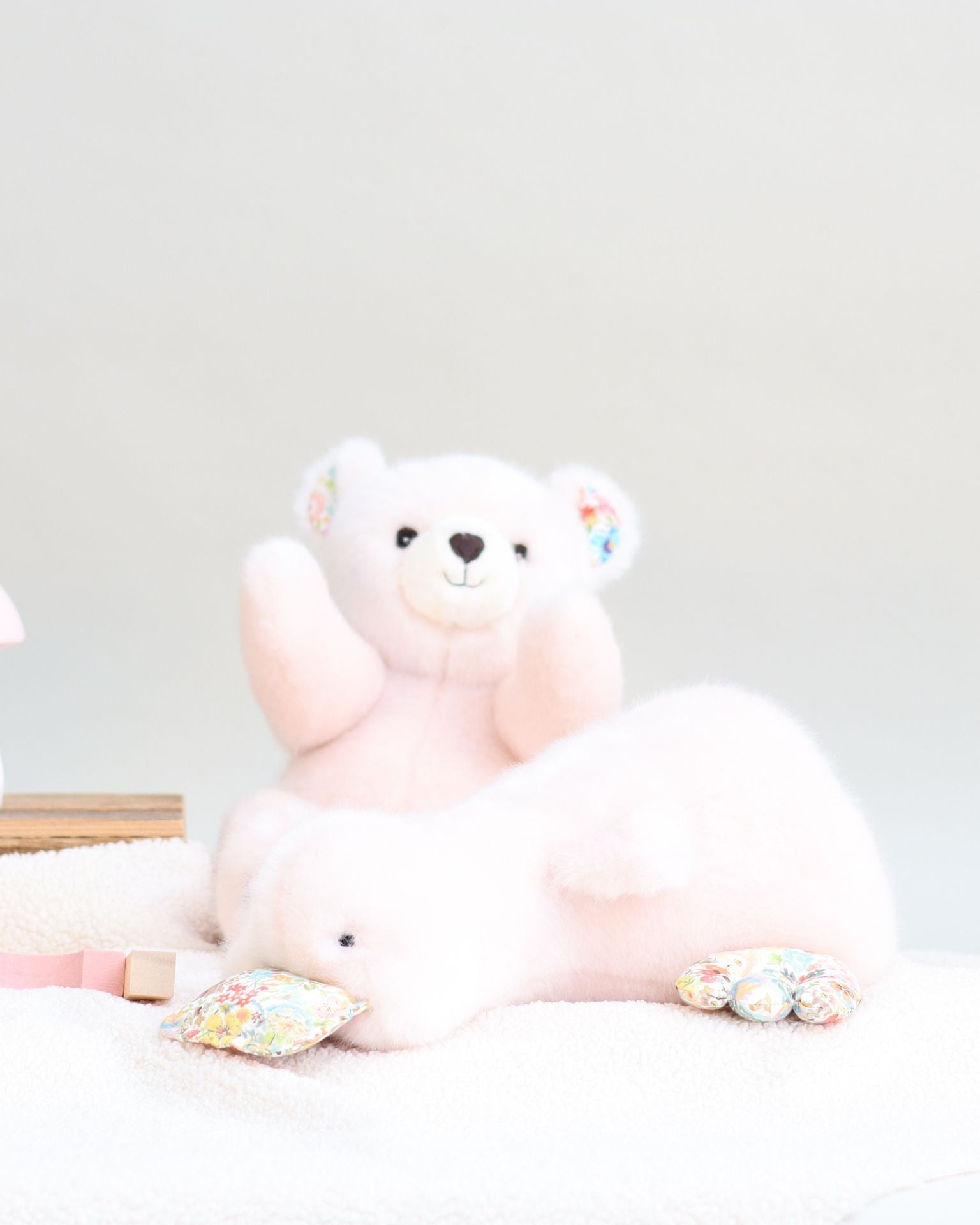 Peluche Le canard Aglaé Rose Liberty