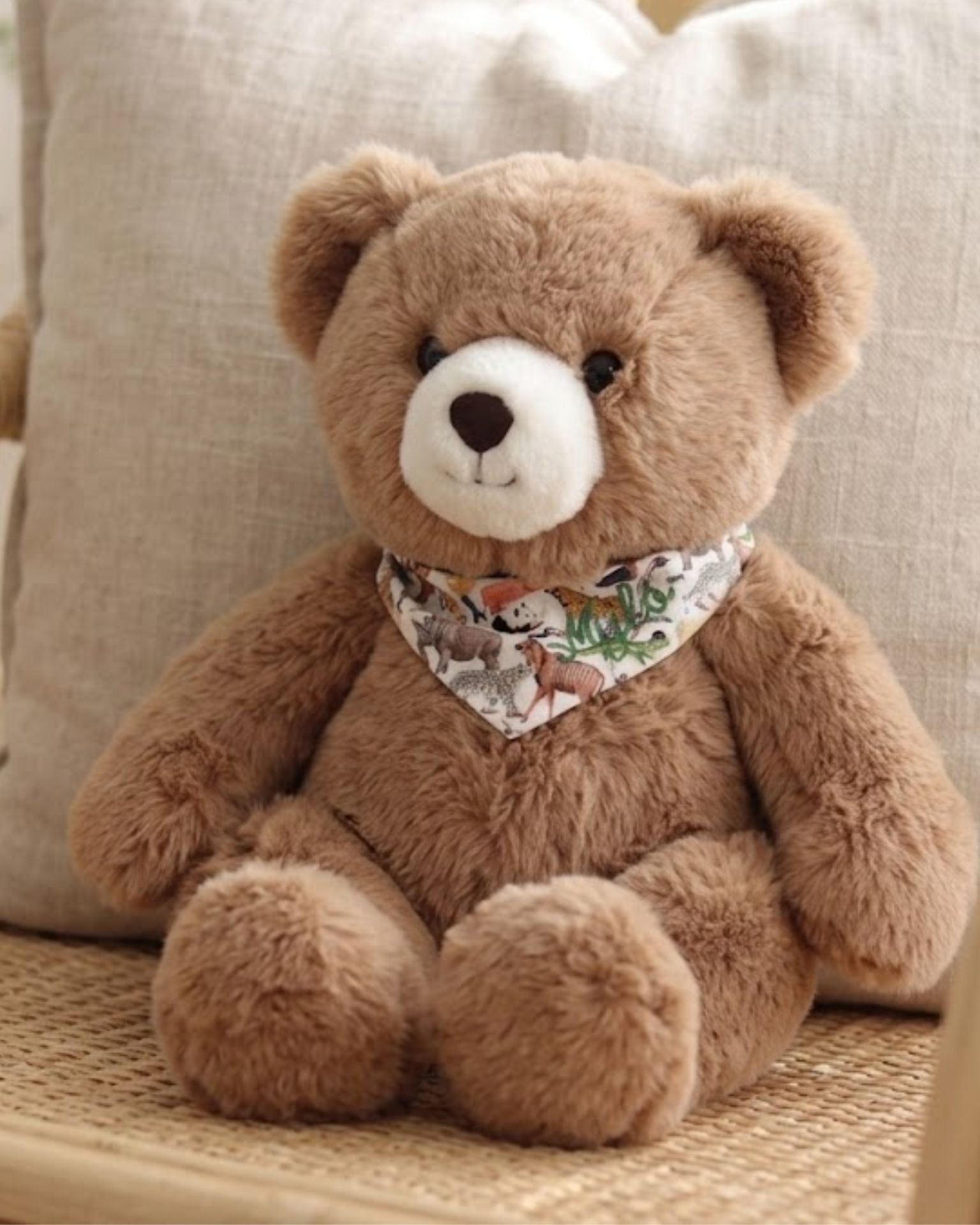 Peluche Ours Maurice Caramel Liberty Animaux