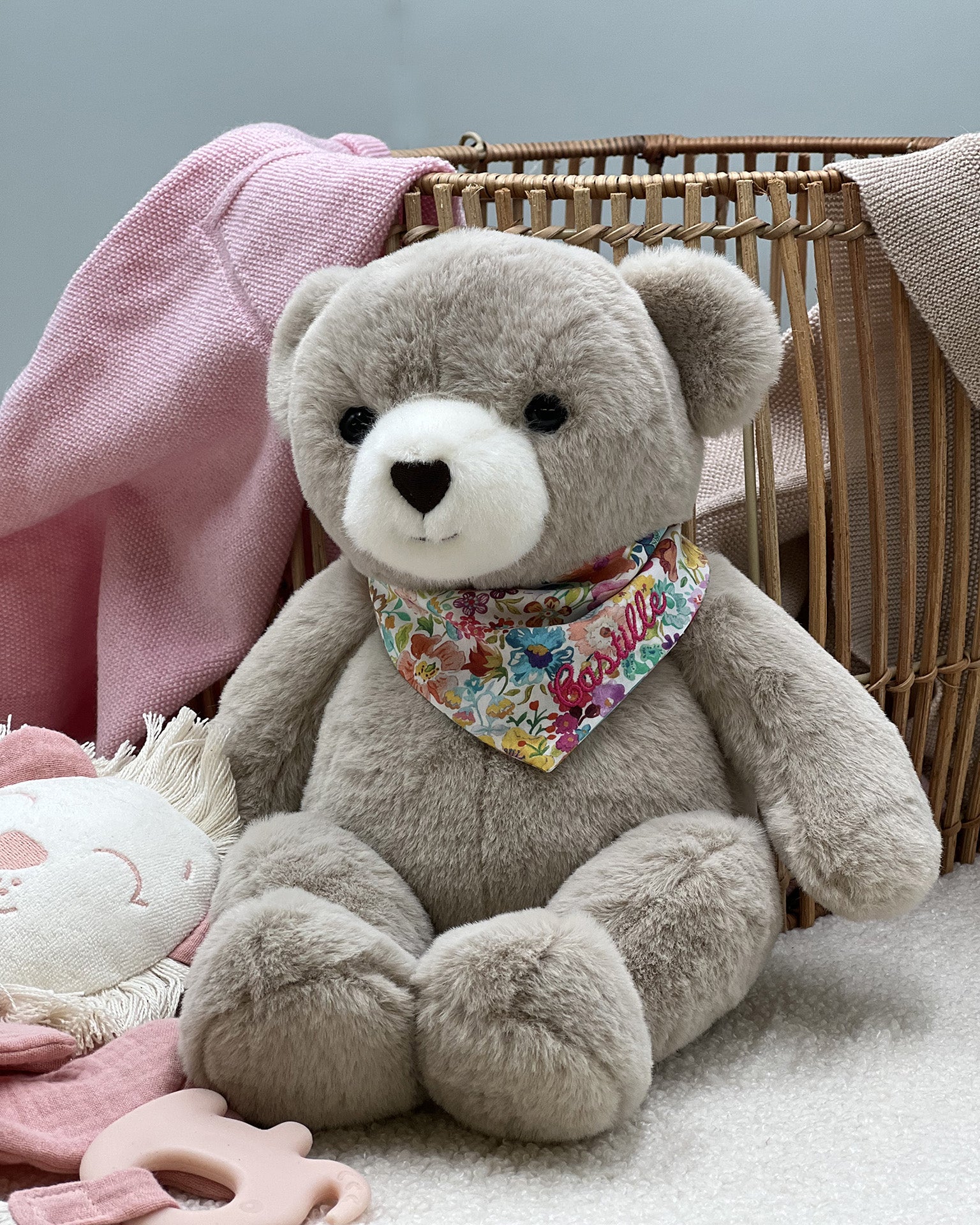 Peluche Ours Maurice Taupe