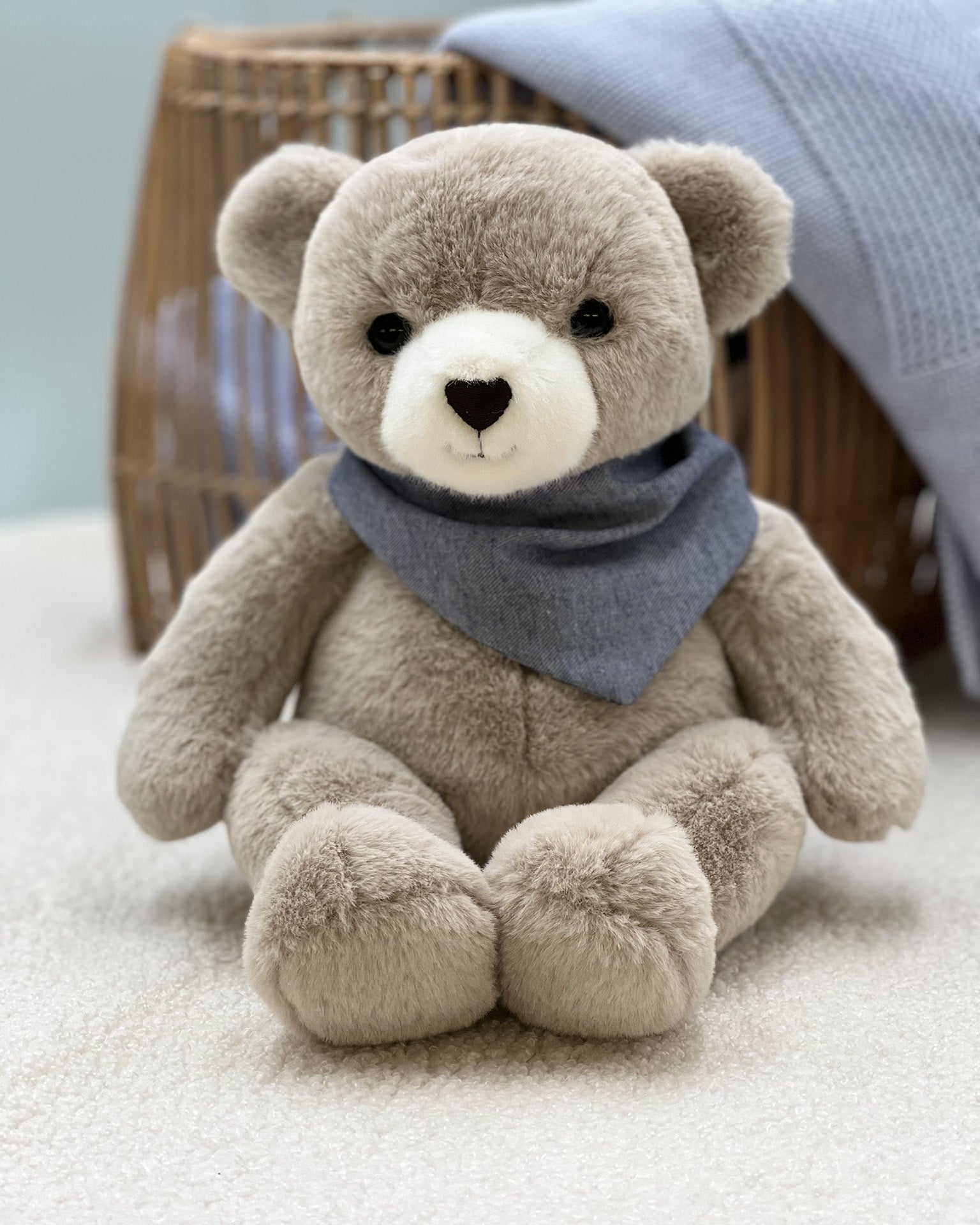 Peluche Ours Maurice Taupe