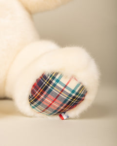 Peluche Petit Ours Robert Beige Ecossais