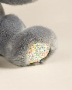 Peluche Petit Ours Robert Bleu Gris Liberty