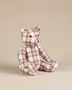Peluche en tissu Ours Ecossais
