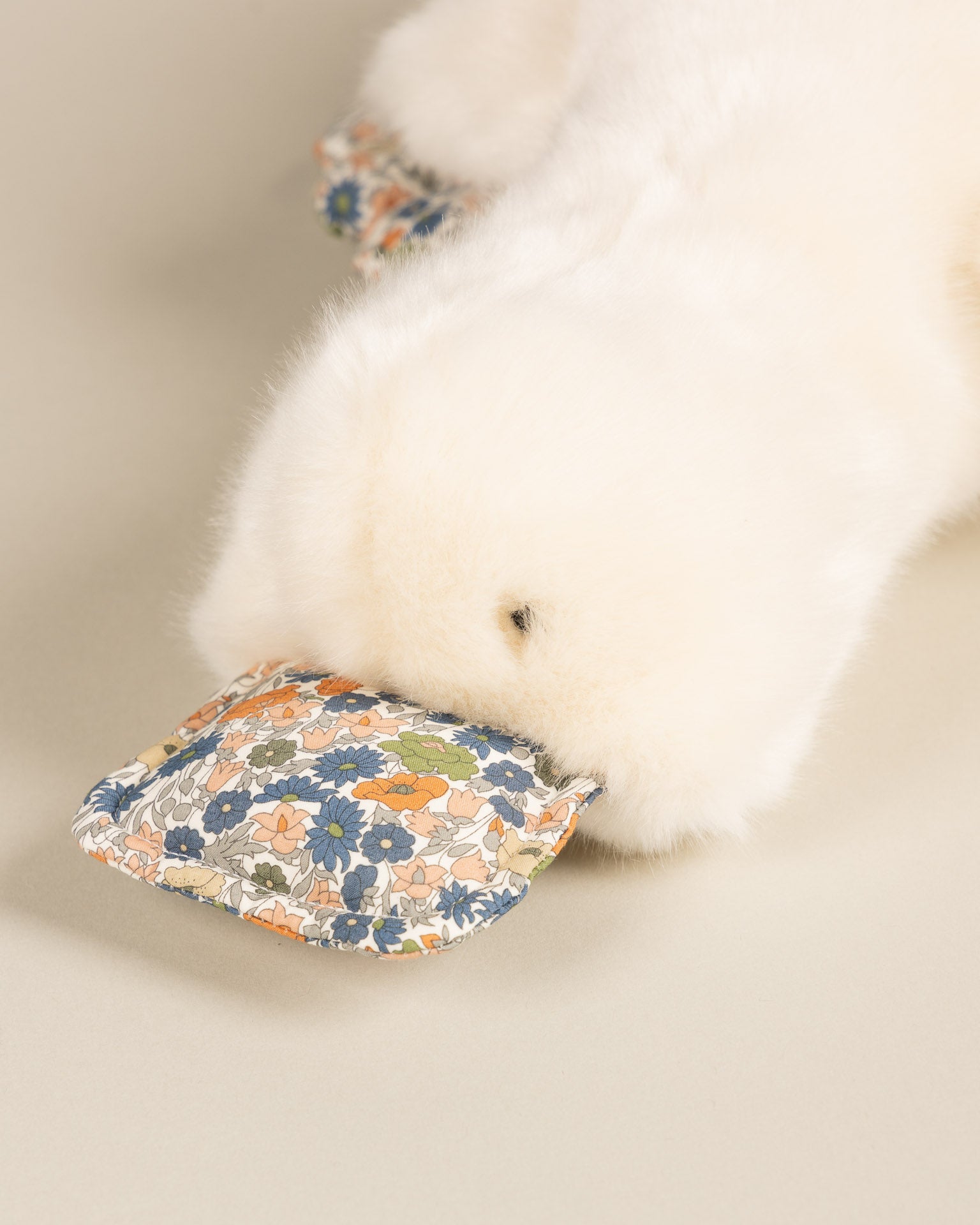 Peluche Le Canard Aglaé Beige Liberty