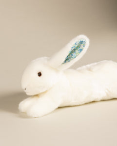 Lapin en Peluche Martin  Blanc Liberty Bleu