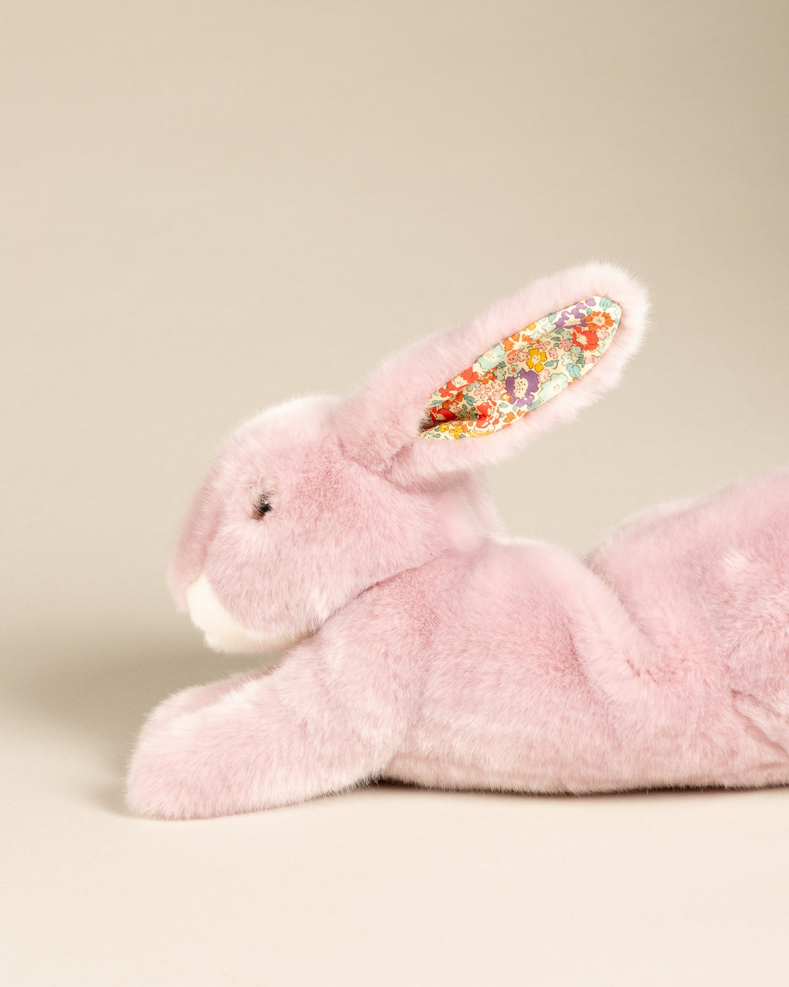 Lapin en Peluche Martin Parme Liberty