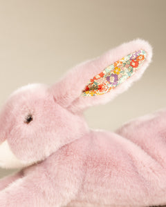 Lapin en Peluche Martin Parme Liberty