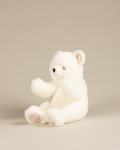 Peluche Petit Ours Robert Blanc Liberty Rose