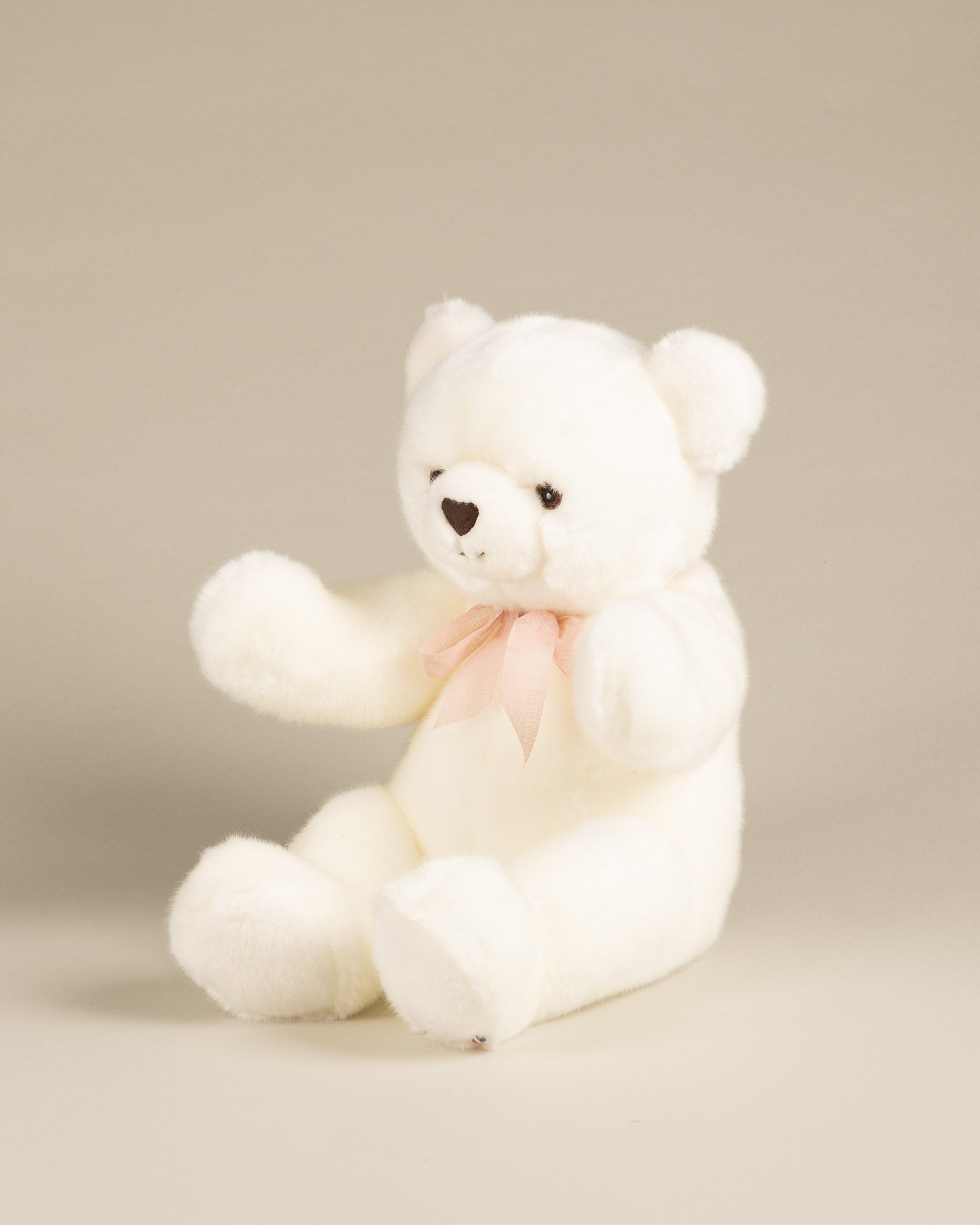 Peluche Grand Ours Robert "Le Magnifique Rose"