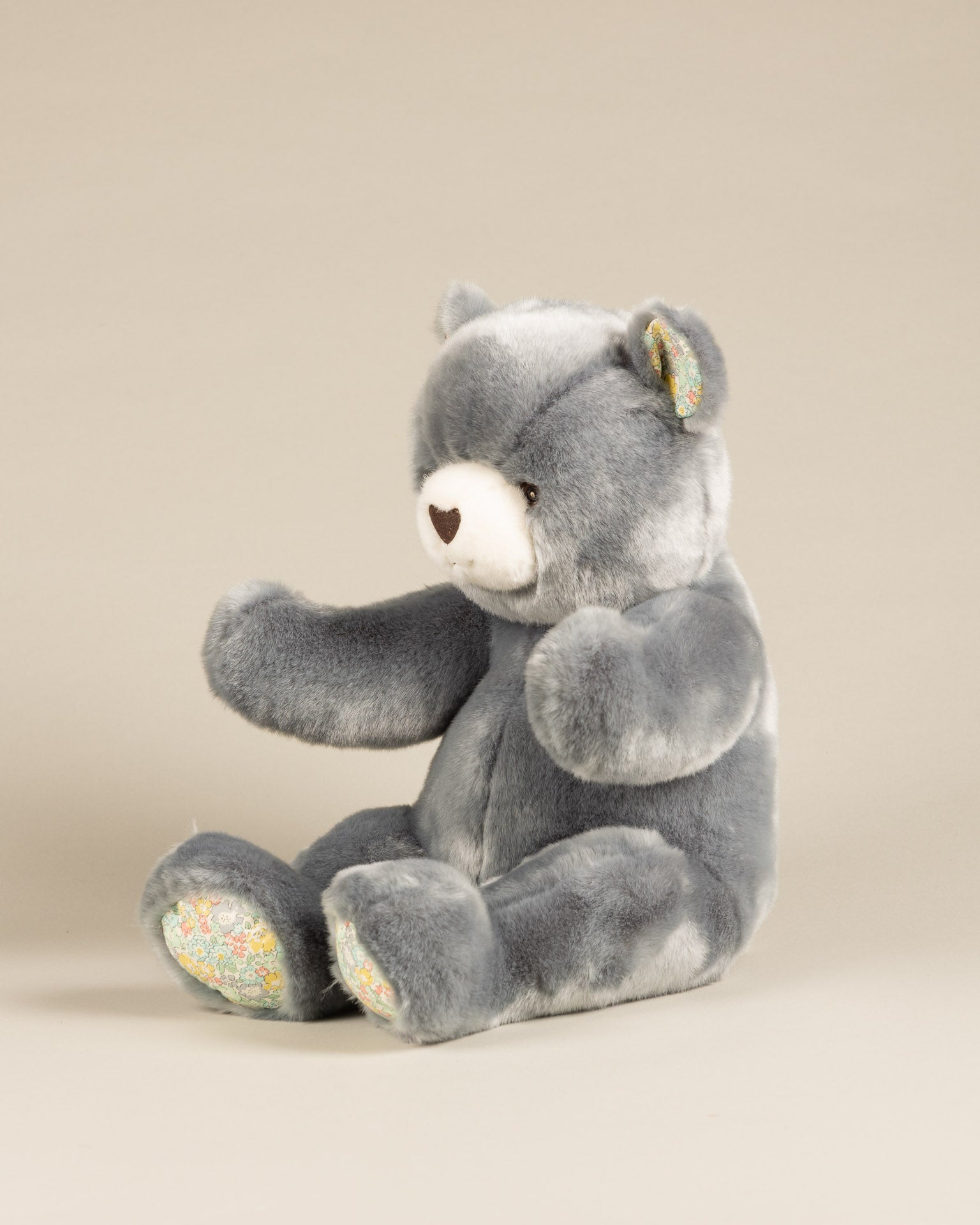 Peluche Grand Ours Robert Bleu Gris Liberty