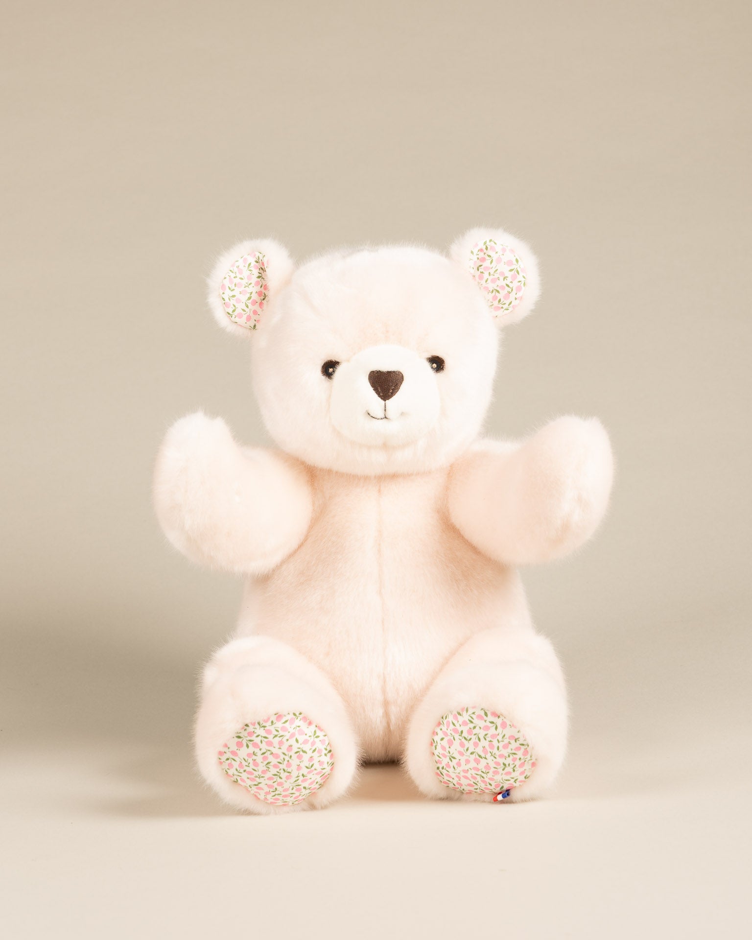 Peluche Grand Ours Robert Rose Liberty