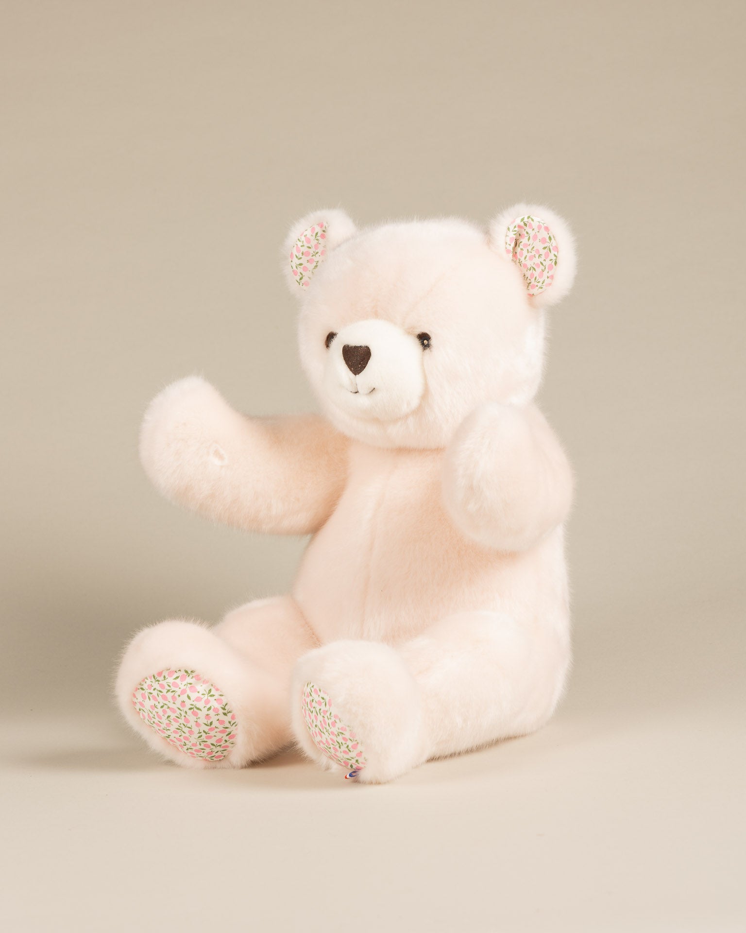 Peluche Grand Ours Robert Rose Liberty