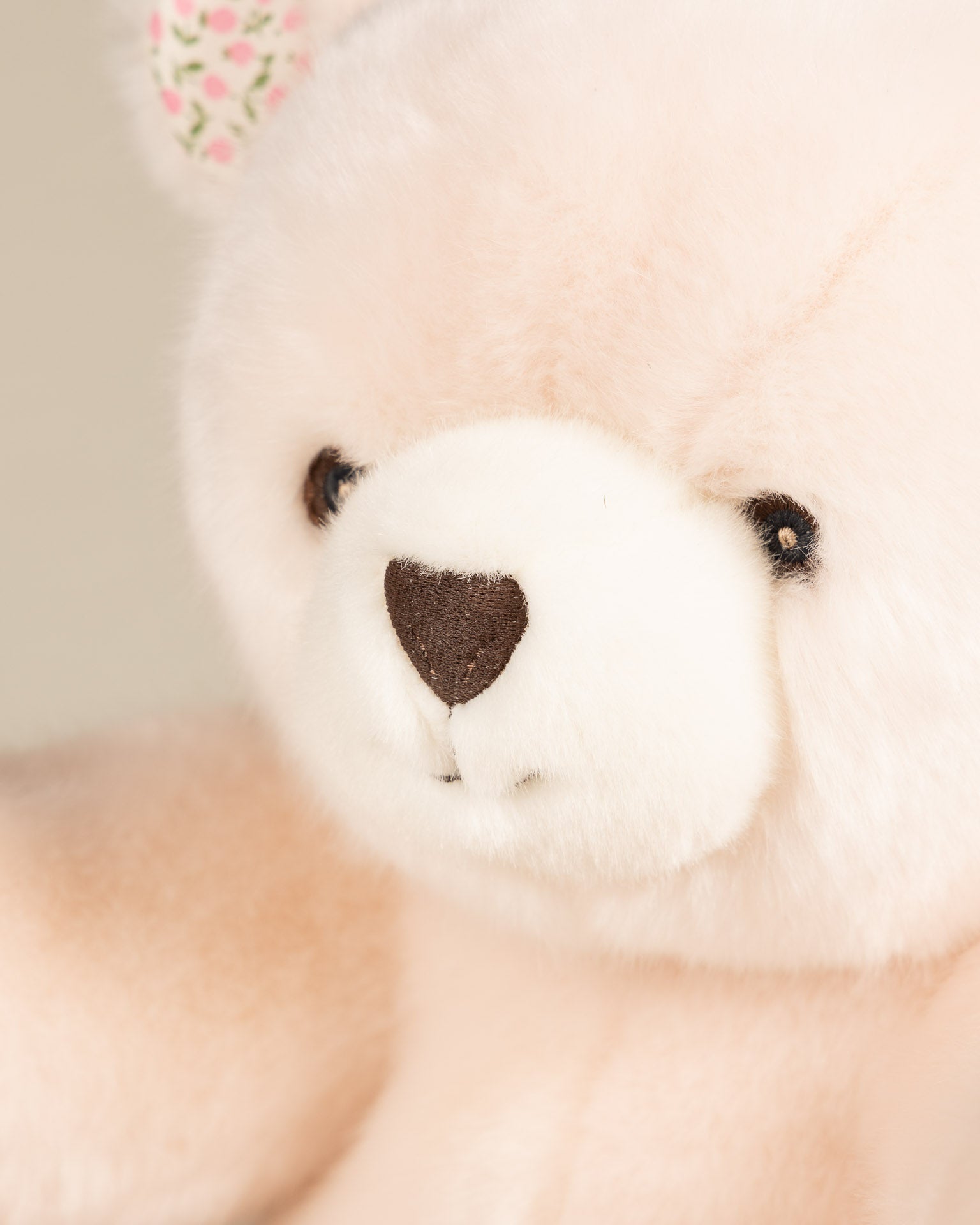 Peluche Grand Ours Robert Rose Liberty