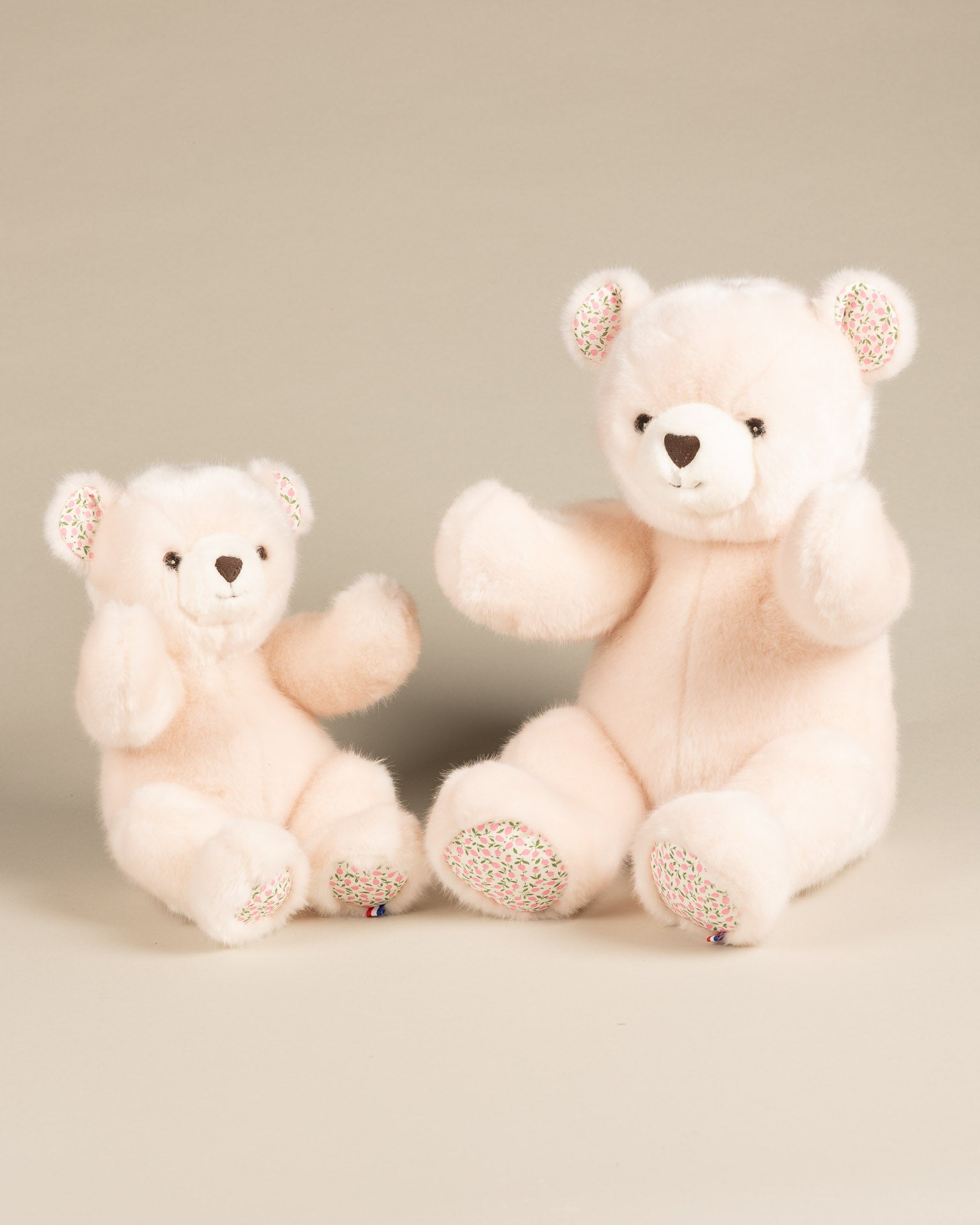 Peluche Grand Ours Robert Rose Liberty